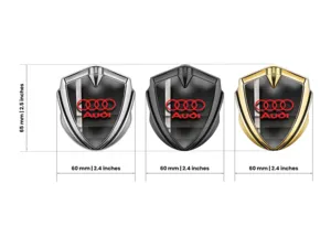 Audi Auto Car Badge Durable Stylish Metal Look
